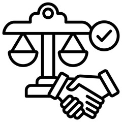 Contract Law Icon