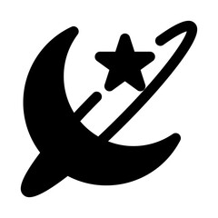 Moon and sun icon