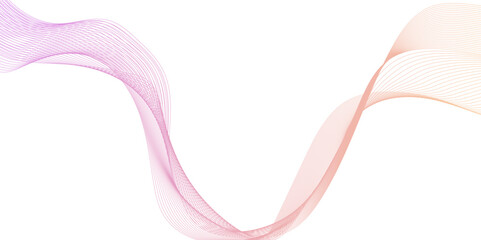 Curves and Dynamic Mesh Pattern with soft gradient color, Abstract background with a wave line surface made of various curved seamless wave patterns, Digital energy waves technology concept abstract.