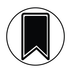 Bookmark outline vector icons set.