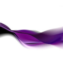 abstract purple wave  transparent
