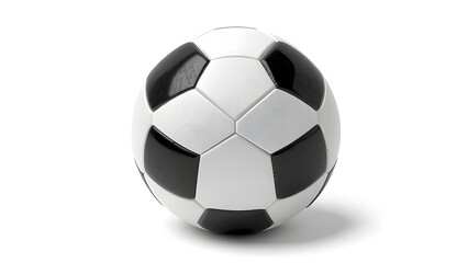 Classic Black and White Soccer Ball