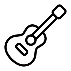 Guitar Line Icon