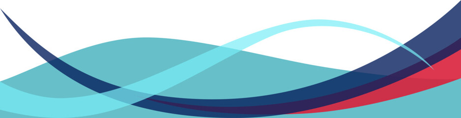 Business Abstract Wave Footer. Curve and wavy abstract footer design for business.