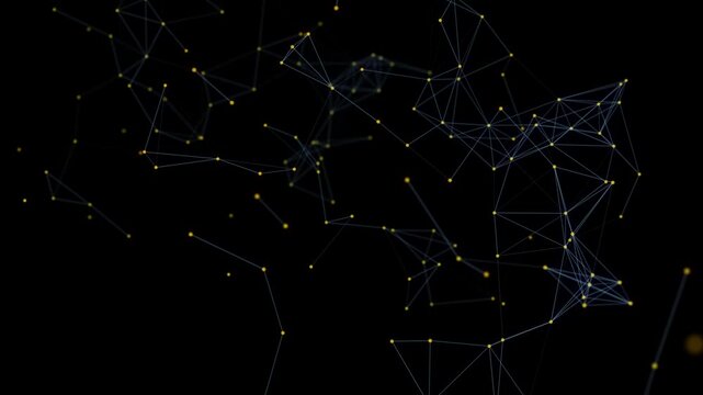 information technology internet concept. Technology network concept. Animation of web of connection with lines.

