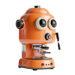 Retro Robot Espresso Machine A Whimsical Kitchen Gadget