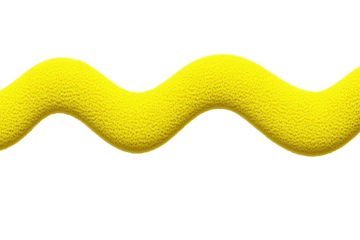 Yellow wavy border