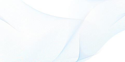 Abstract vector background with wavy lines.  Stylized line art background. 