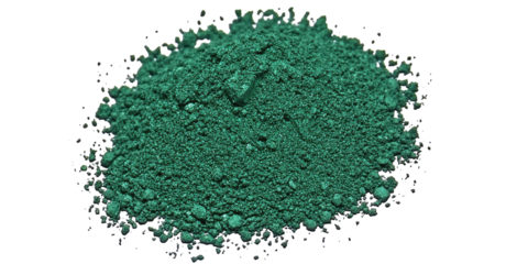 Teal-Green Powdered Pigment