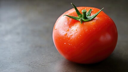 Juicy Red Tomato: A Still Life Study
