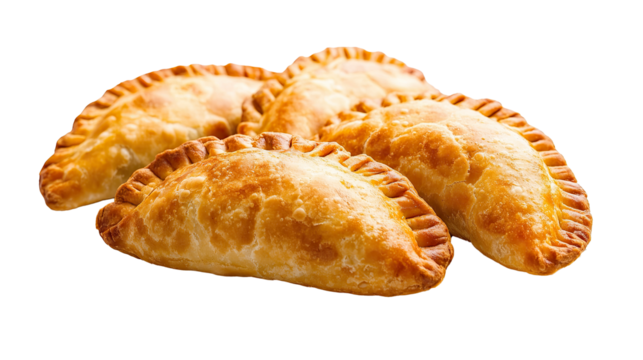 Empanadas (Latin America) isolated in White background ,Transparent Background ,Food image