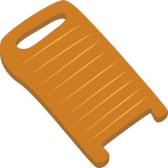 Washing Board Laundry Illustration