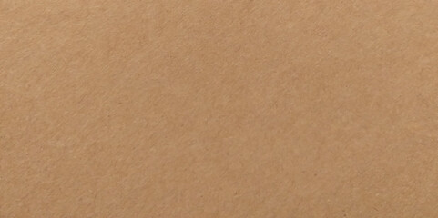 Background of brown kraft paper or cardboard texture. Abstract pattern of beige rough carton. 