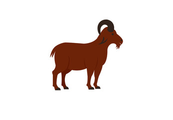 animal vector illustration of goat