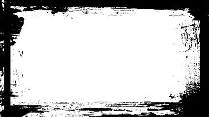 Abstract grunge frames. Grunge backgrounds. Abstract decorative black & white Grunge frame. Vector