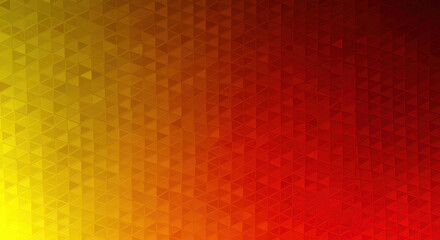 Abstract gradient background transitioning from yellow through orange to red with geometric pattern overlay. Warm color spectrum with diamond texture. Energy flow concept. Fire safety, autumn festival