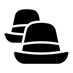 Festa junina hat Solid Icon