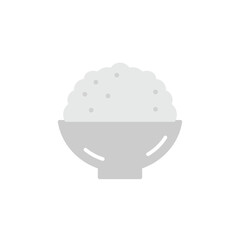 Rice icon simple flat illustration