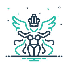 Mix icon for cabaret