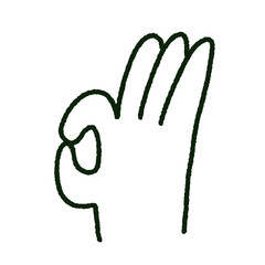 hand sign icon