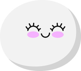 Cute Kawaii Mochi Character Collection Element