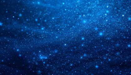 Ultramarine Blue Metallic Glitter Background for Elegant, Rich, and Luxurious Holiday Design