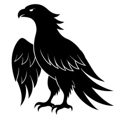 Obraz premium Silhouette of a Raven