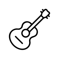 Acoustic Guitar Icon Design