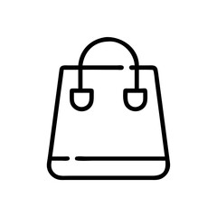 Basic Shopping Bag Icon Design