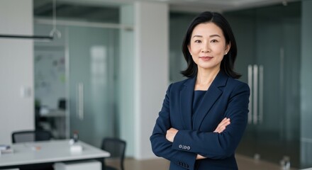 Businesswoman portrait in modern office