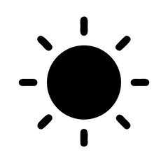 Bright Sun Icon Design