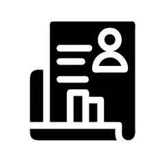Business Report Figure Icon Design