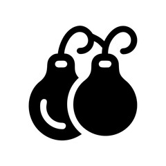 Castanets Music Instrument Icon Design
