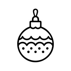 Christmas Ball Icon Design
