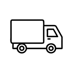 Delivery Truck Vehicle Icon Design