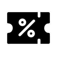 Discount Coupon Ticket Icon Design