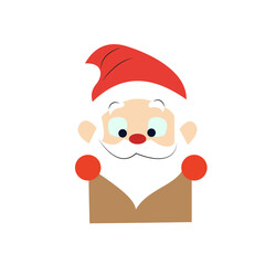 Santa Claus Christmas Card Design