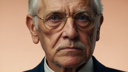 Confidence and Grace: Portrait of an Elderly Man
