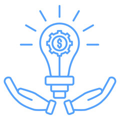 opportunity icon blue style