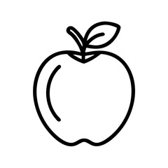 Juicy Peach Fruit Fresh Icon Design