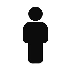 Male Toilet Symbol Icon Design