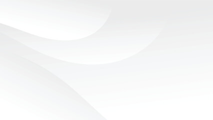 abstract white background with smooth decorative swirl lines flowing