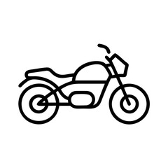 Fototapeta premium Motorcycle Vehicle Icon Design