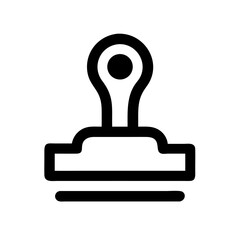Official Voting Stamp Icon Design