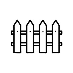 Picket Fence for Playground Icon Design