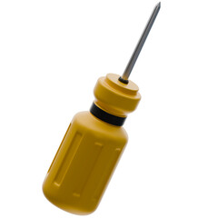 Fototapeta premium 3D Screwdriver Illustration