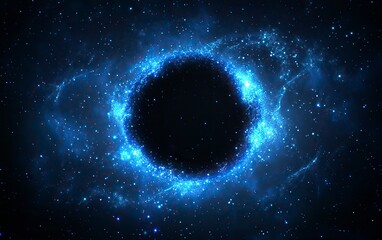Fototapeta premium Abstract blue glowing particles tunnel through the background with dots and lines, a vector illustration design for a banner or poster, a futuristic digital technology concept background. Abstract dar