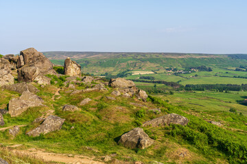 The Wainstones near Great Broughton, England, UK