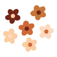 Fototapeta premium Abstract Boho Clipart Elements for Design Projects