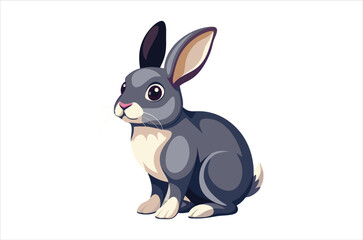 rabbit vector, icon vector illustration, rabbit silhouette of a rabbit isolated on a white background, eps, png, svg,  vector